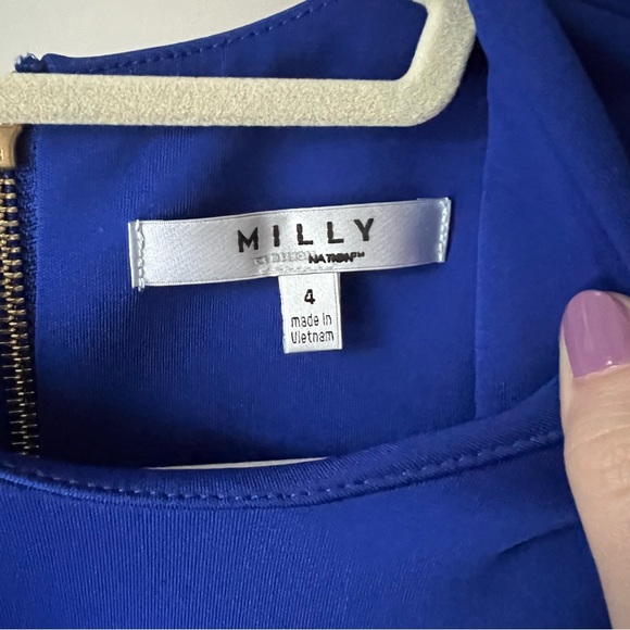 Milly scuba a-line mini dress - Picture 4 of 4